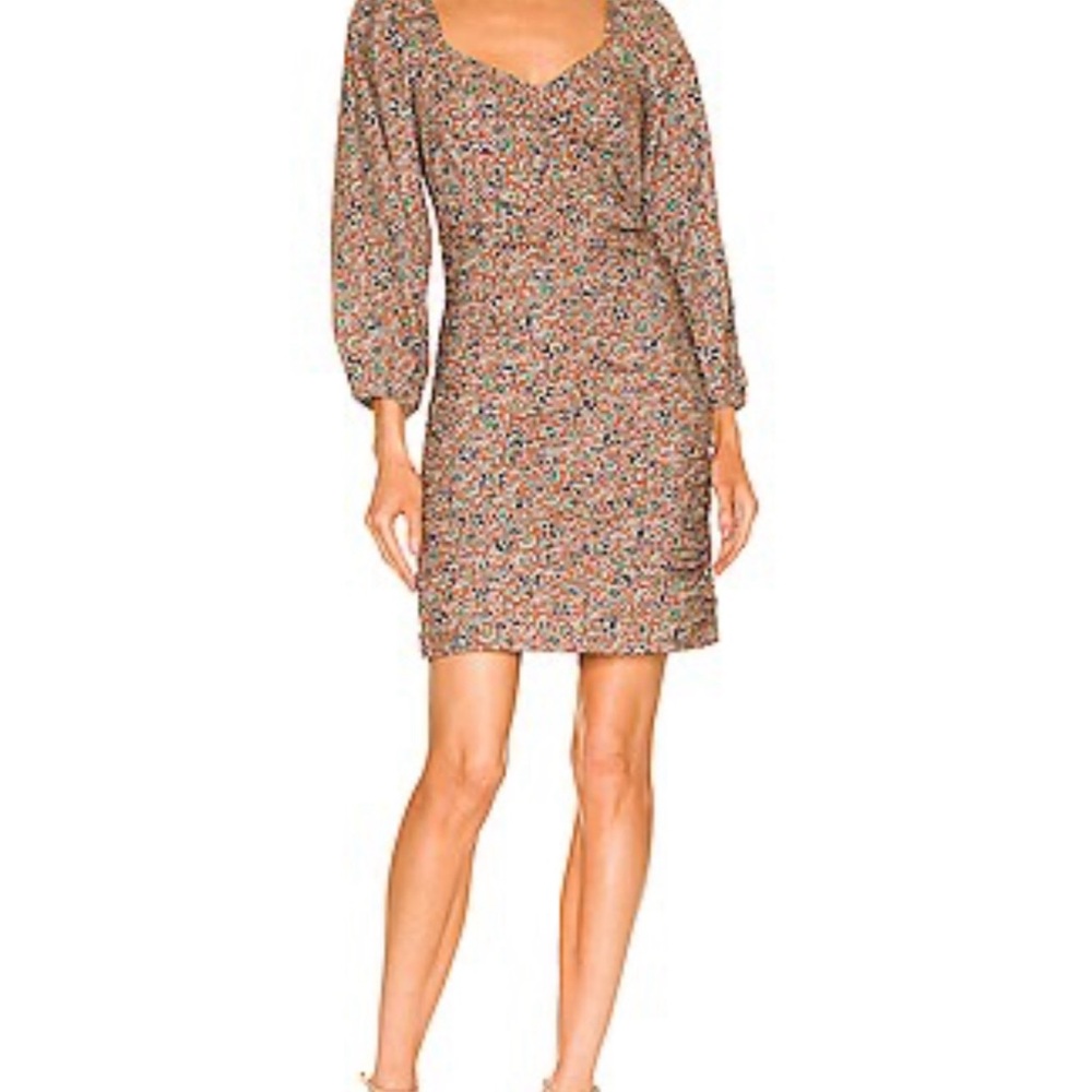 Veronica Beard Multicolor Long Sleeve Dress